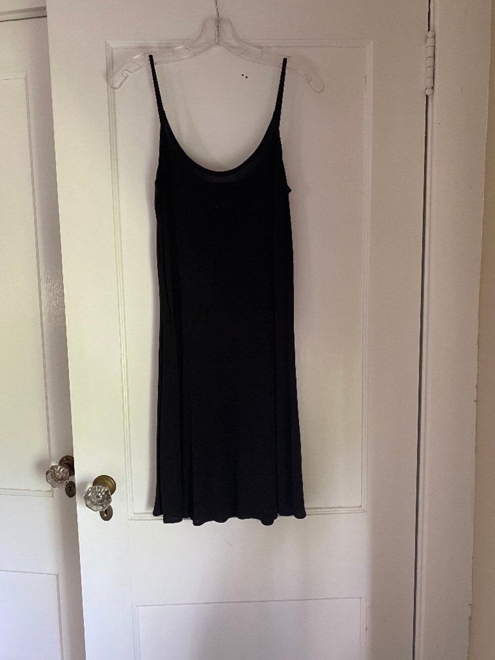 Banana Republic Midi Black Slip Dress